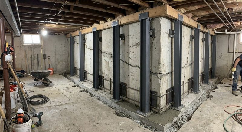 Basement Underpinning in Middletown, NJ