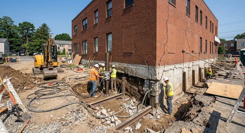 Building Foundation Repair in Farmingdale, NJ