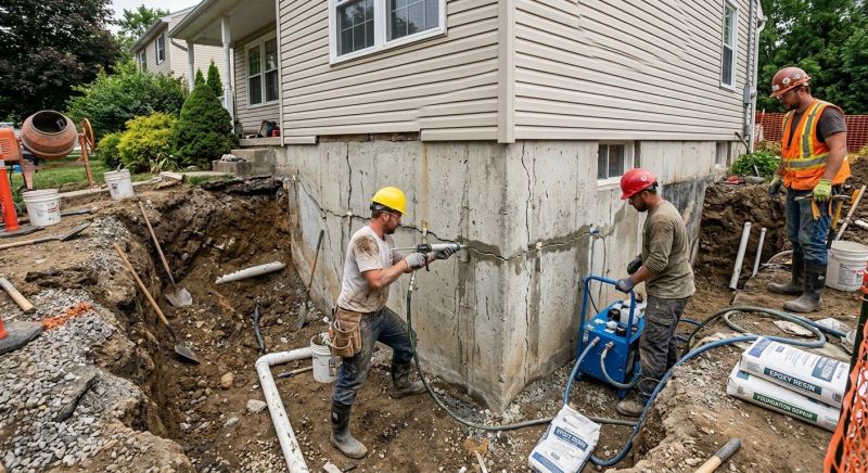 Concrete Foundation Repair in Holmdel, NJ