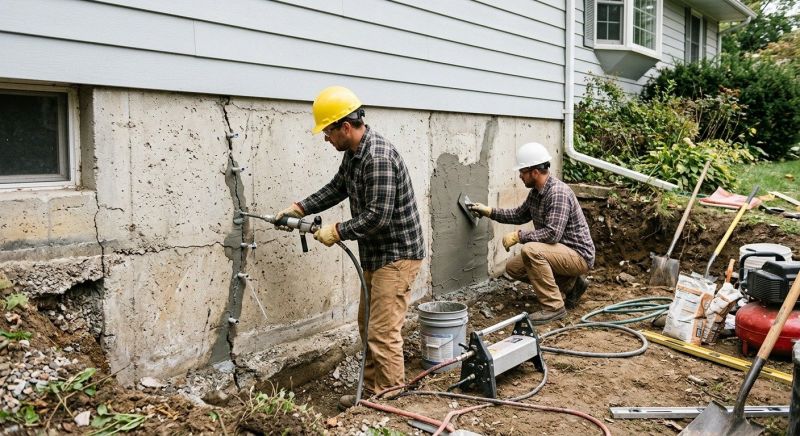 Concrete Foundation Repair in Millstone Township, NJ