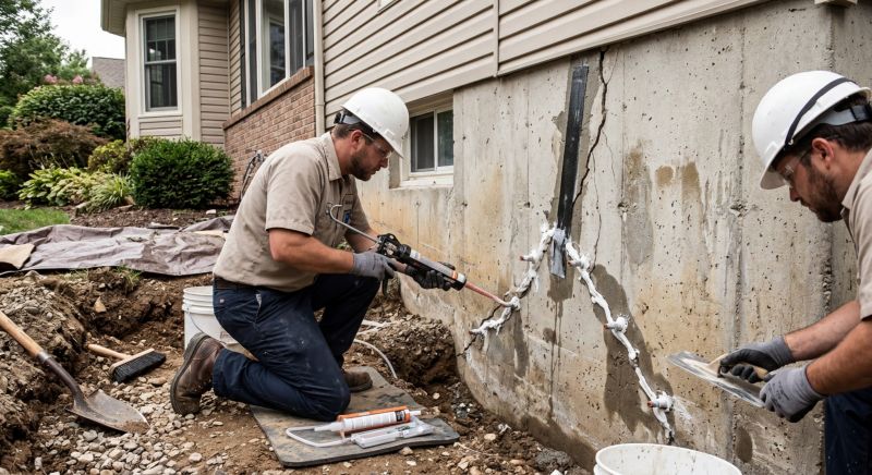 Cracked Foundation Repair in Cream Ridge, NJ