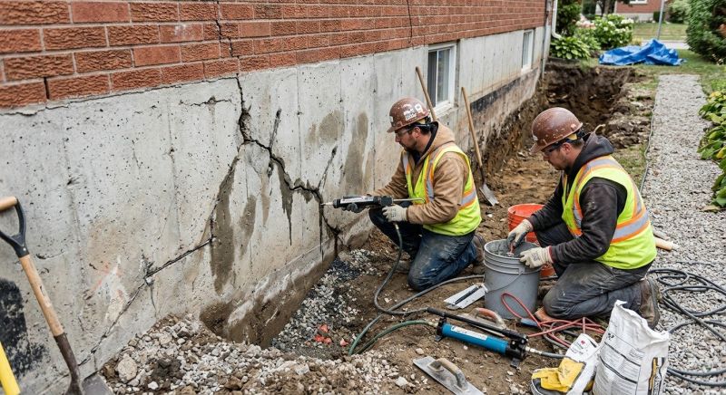 Cracked Foundation Repair in Highland Park, NJ