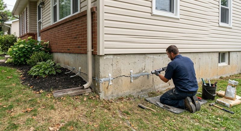 Cracked Foundation Repair in Hoboken, NJ