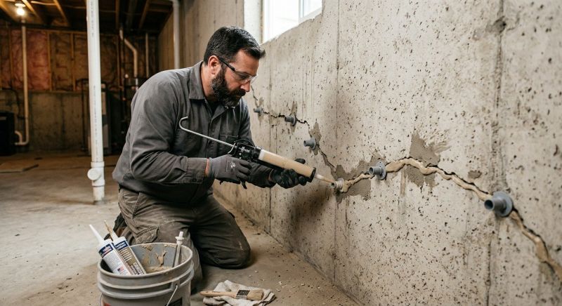 Cracked Foundation Repair in Woodbridge, NJ