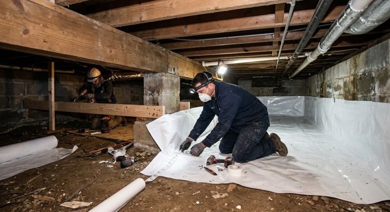 Crawl Space Leveling in Middletown, NJ