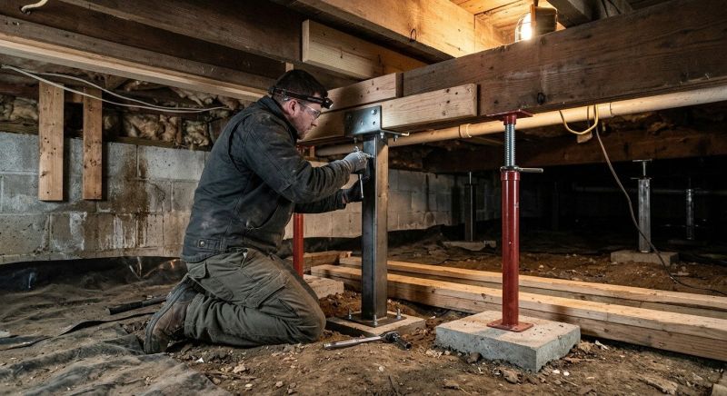 Crawlspace Structural Repair in Middletown, NJ
