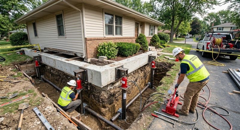 Foundation Jacking in Hillside, NJ