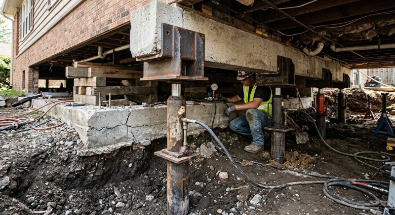 Foundation Lifting in Irvington, NJ