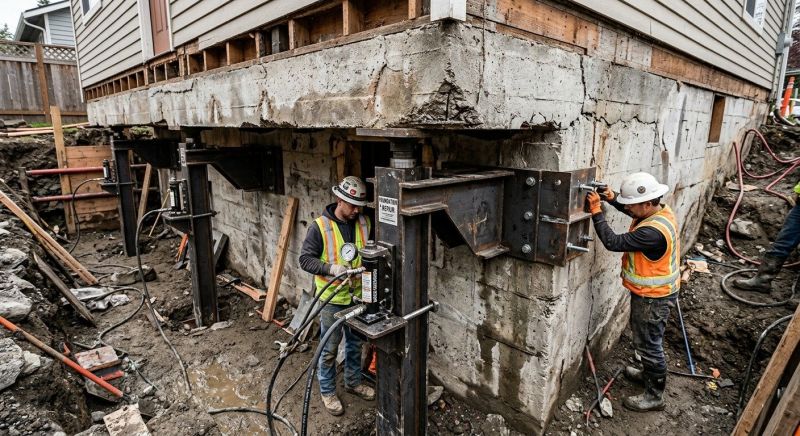 Foundation Lifting in Maplewood, NJ
