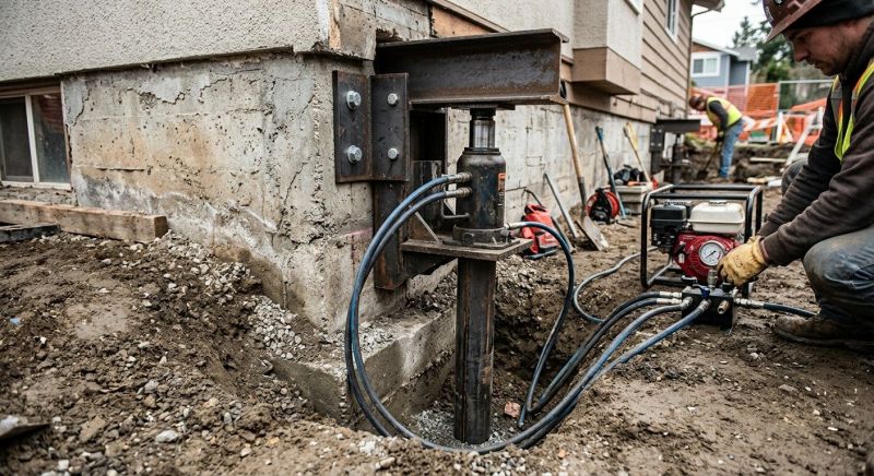 Foundation Lifting in Monmouth County, NJ