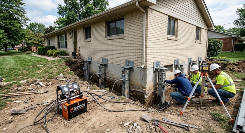 Foundation Pier Leveling in Middletown, NJ