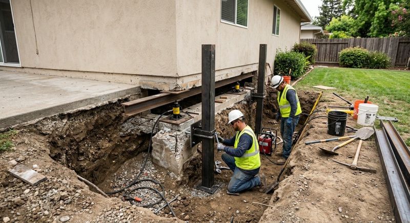 Foundation Pier Repair in Middletown, NJ