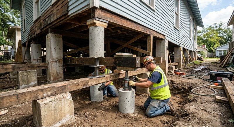 Foundation Pier Repair in Middletown, NJ