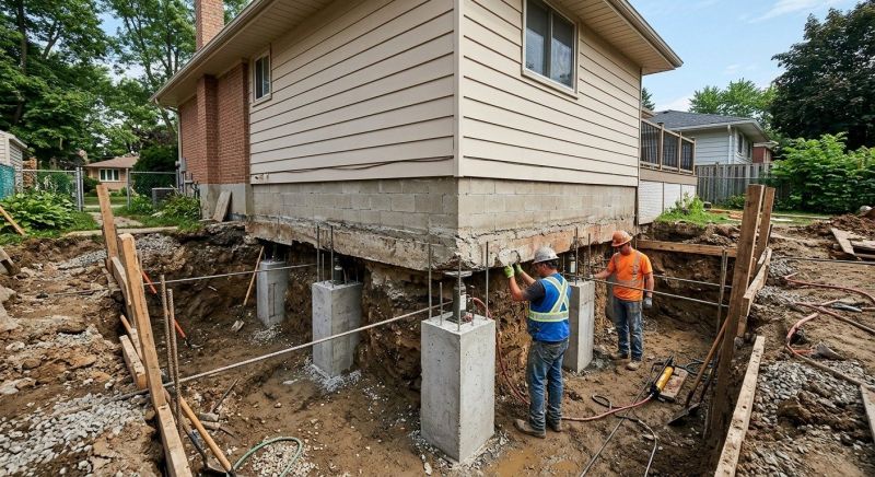 Foundation Underpinning in Middletown, NJ