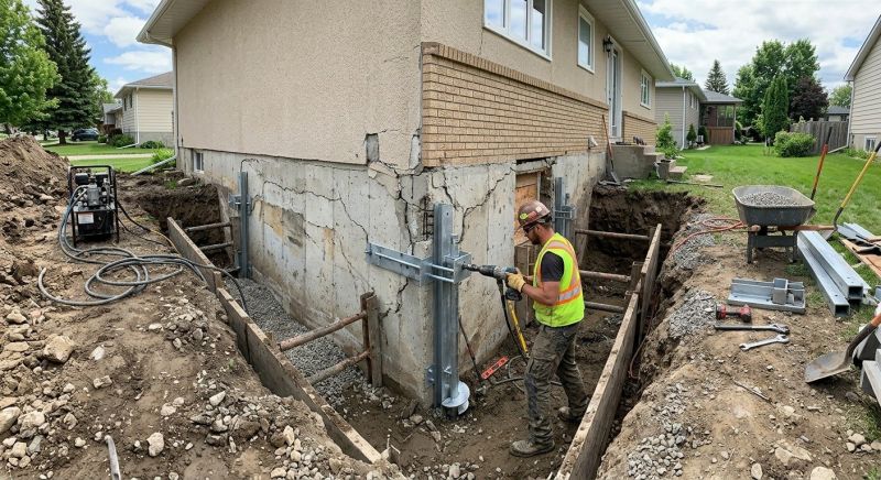House Foundation Repair in Holmdel, NJ