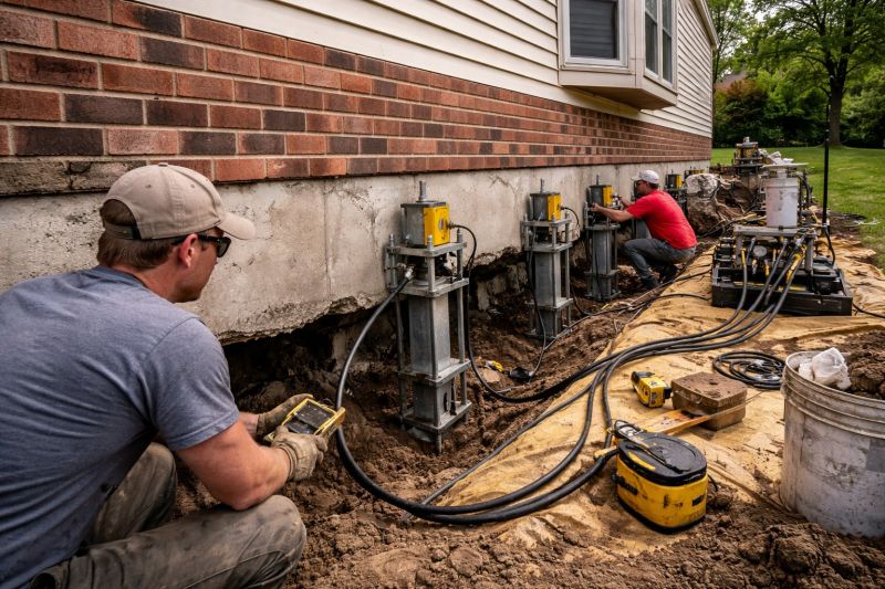 Settling Foundation Service in Cranford, NJ