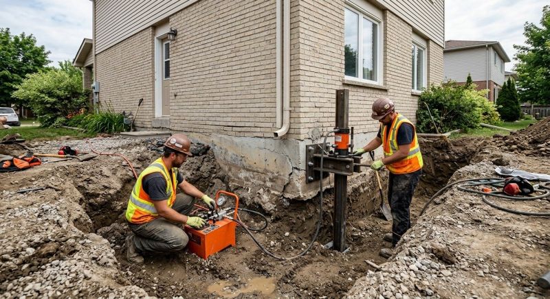 Sinking Foundation Lifting in Middletown, NJ