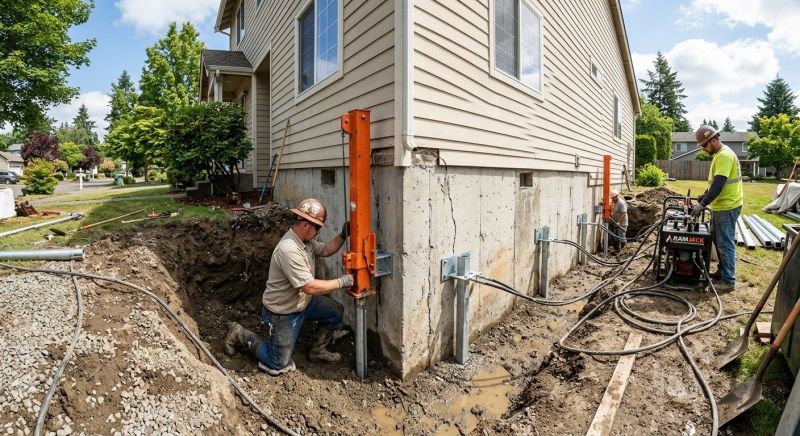 Sinking Foundation Repair in Brick, NJ