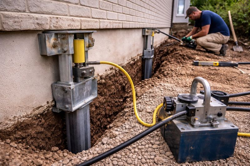 Sinking Foundation Repair in Farmingdale, NJ