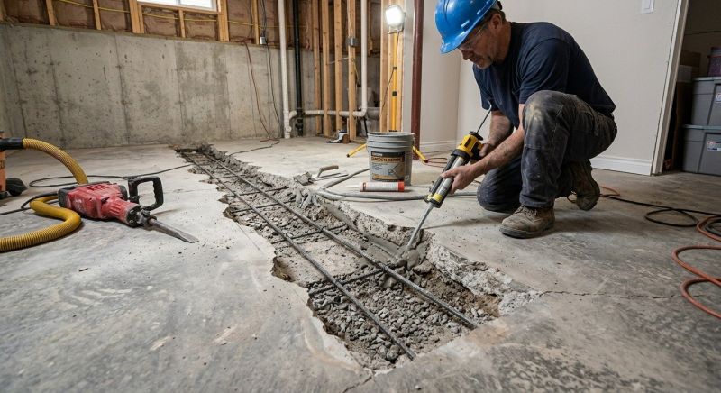 Slab Foundation Repair in Middletown, NJ