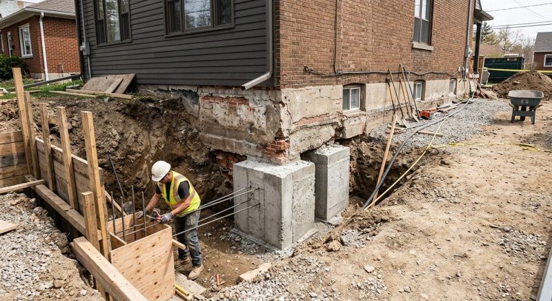Structural Underpinning in Middletown, NJ