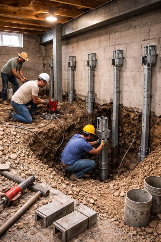 Structural Underpinning in Middletown, NJ