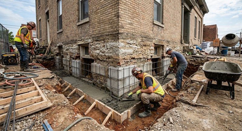 Structural Underpinning in Middletown, NJ
